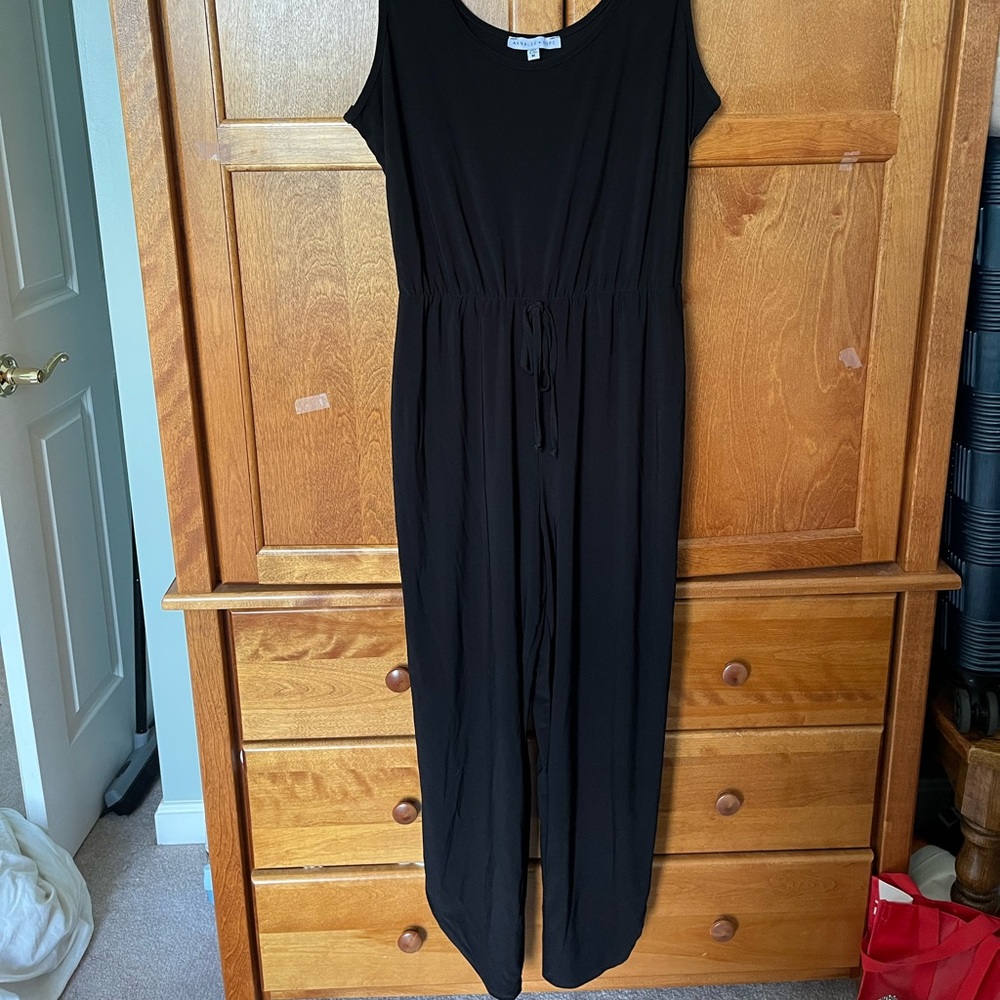 Black Athletic Romper